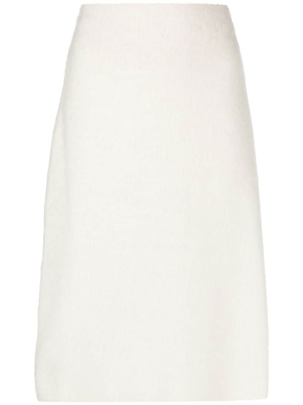 JW Anderson wool-blend midi pencil skirt - Neutrals von JW Anderson