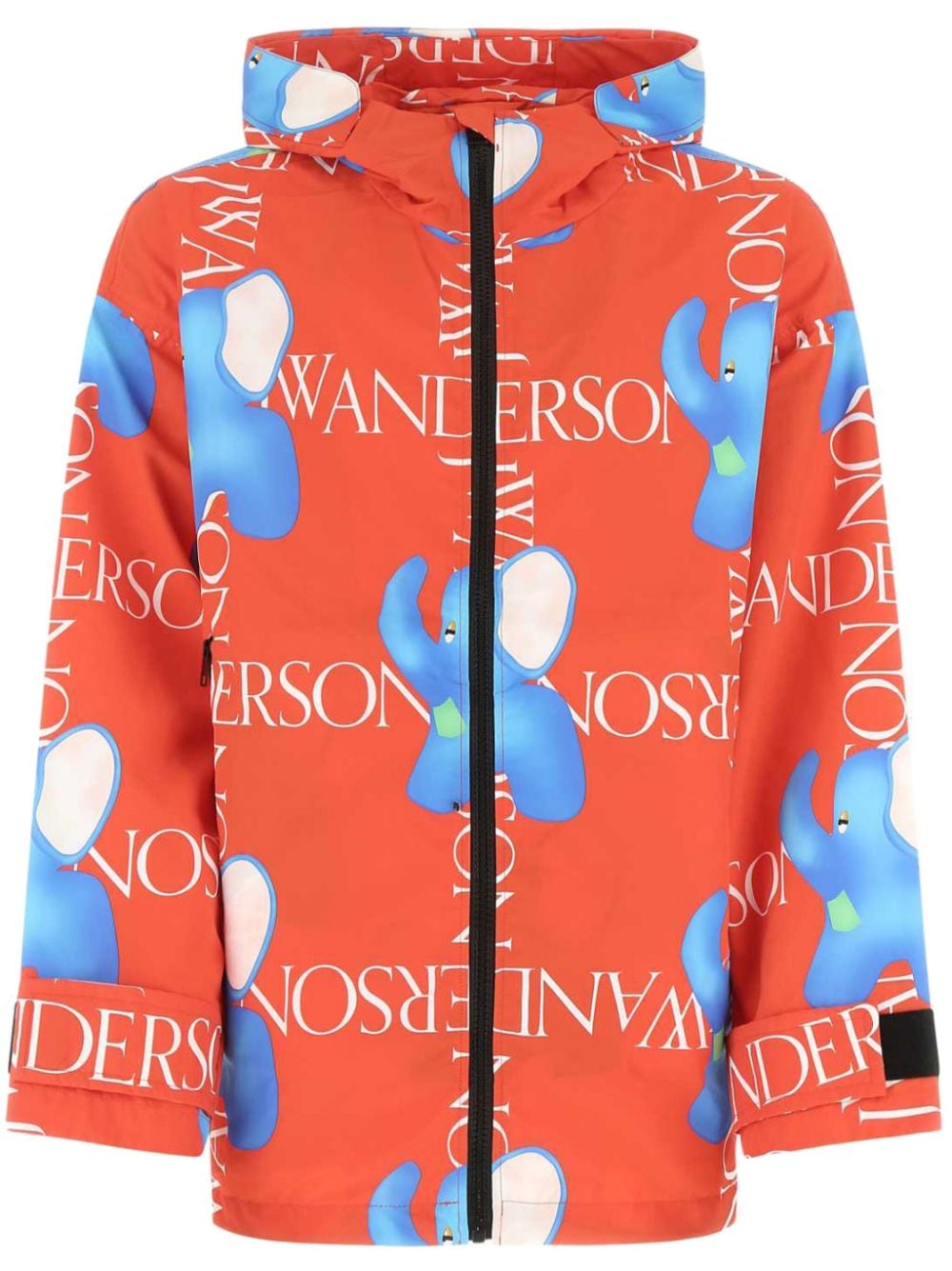 JW Anderson logo-print jacket - Orange von JW Anderson