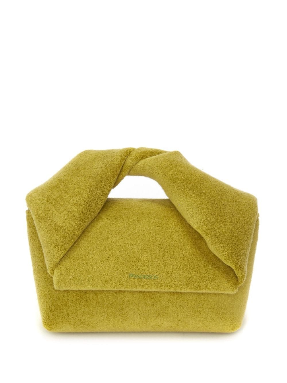 JW Anderson medium Twister Terry shoulder bag - Green von JW Anderson