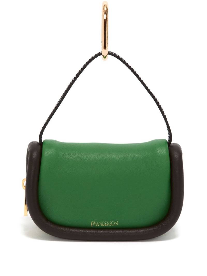 JW Anderson Bumper-7 leather micro bag - Green von JW Anderson