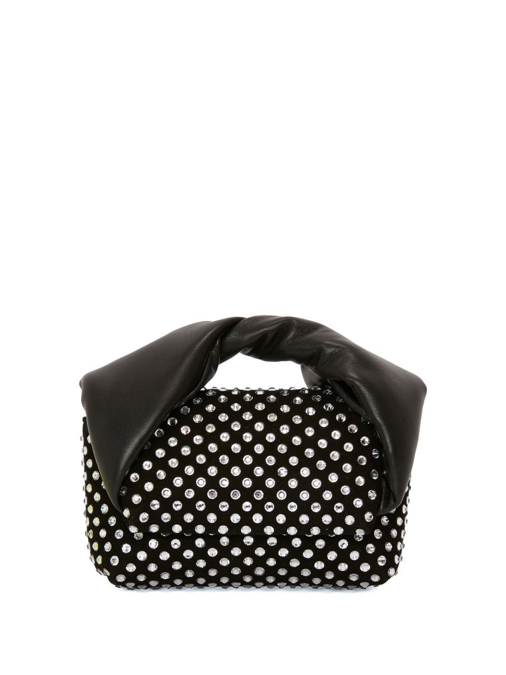 JW Anderson mini Twister crystal bag - Black von JW Anderson