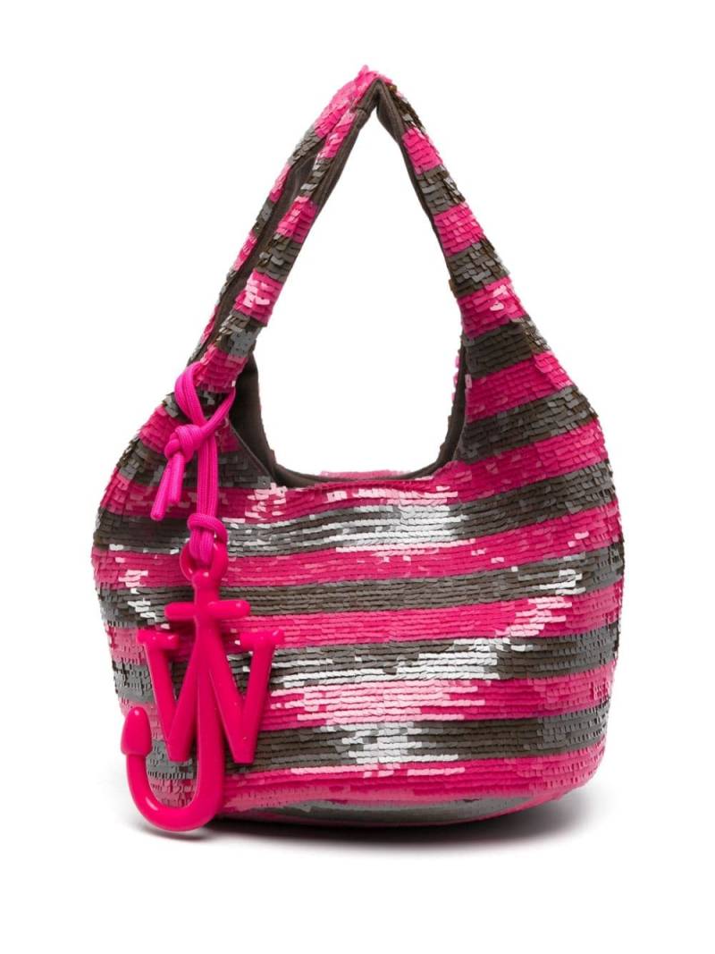 JW Anderson mini sequinned tote bag - Pink von JW Anderson