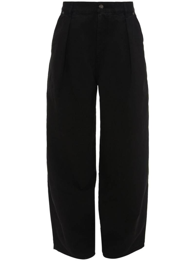 JW Anderson organic cotton loose fit trousers - Black von JW Anderson