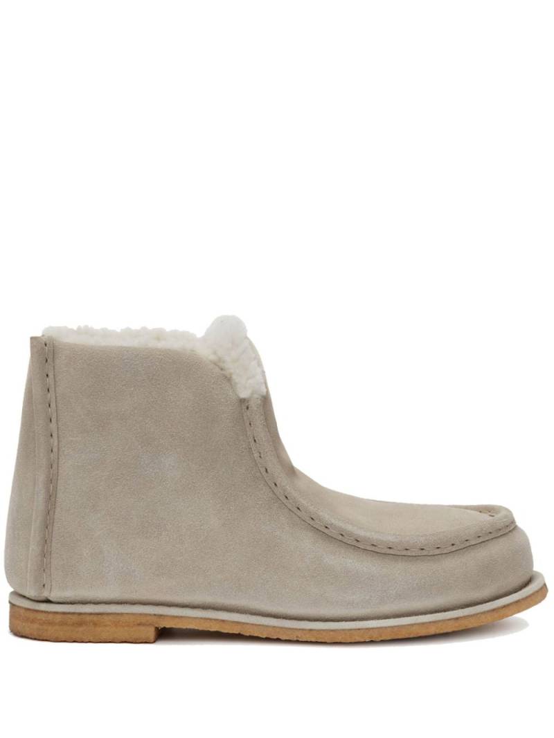 JW Anderson padded ankle suede boots - Grey von JW Anderson