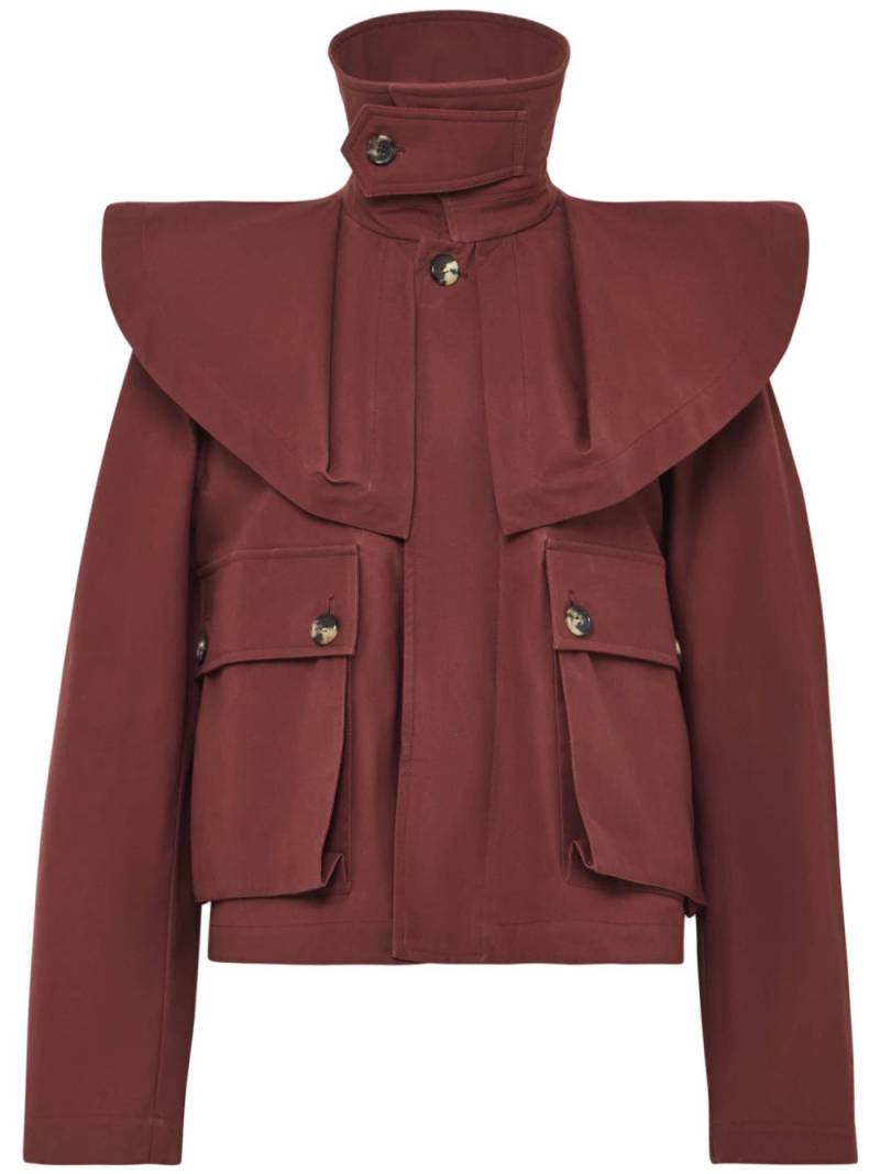 JW Anderson ruffle-detailing jacket - Red von JW Anderson