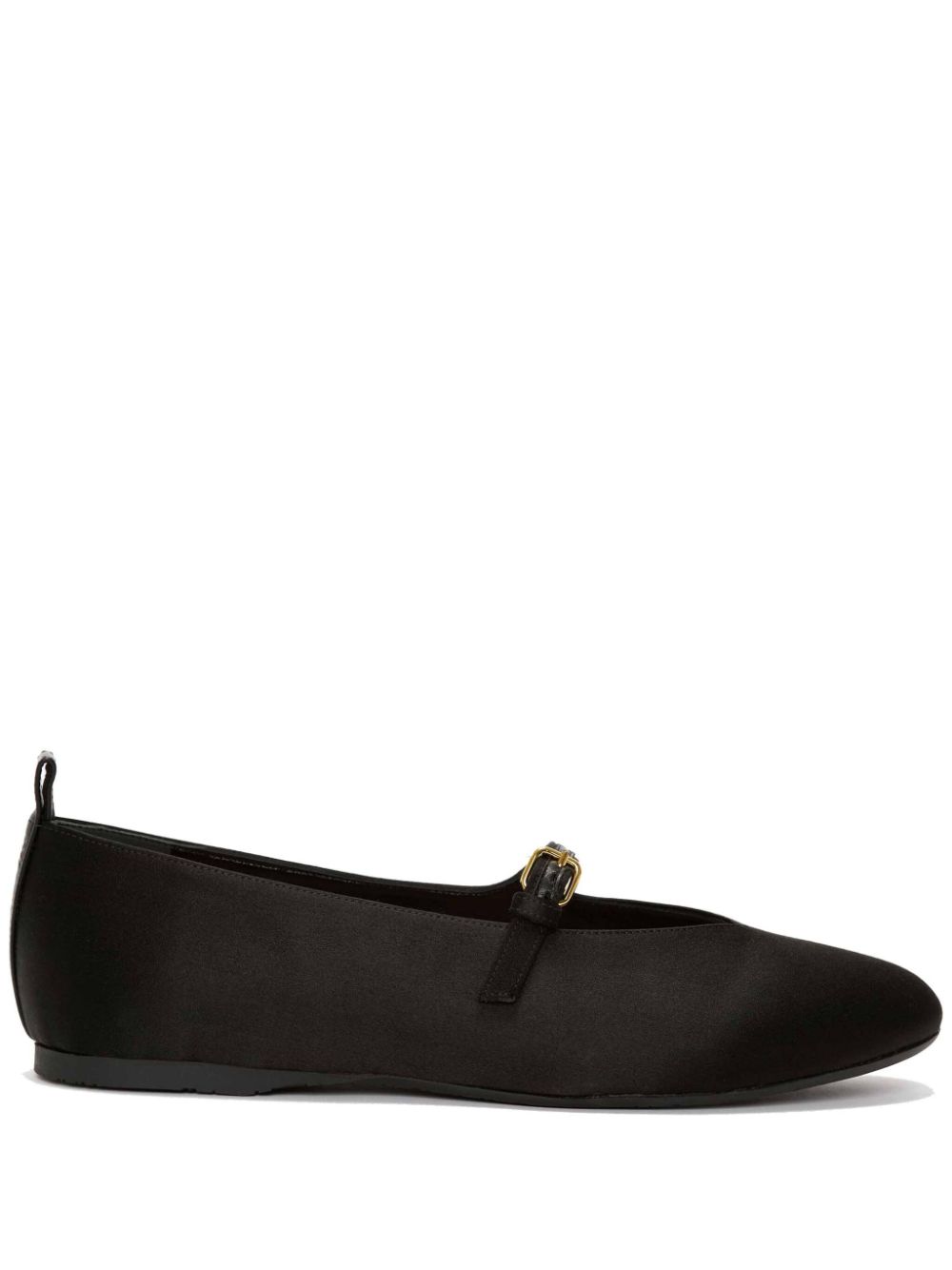 JW Anderson satin-finish strap ballerina shoes - Black von JW Anderson