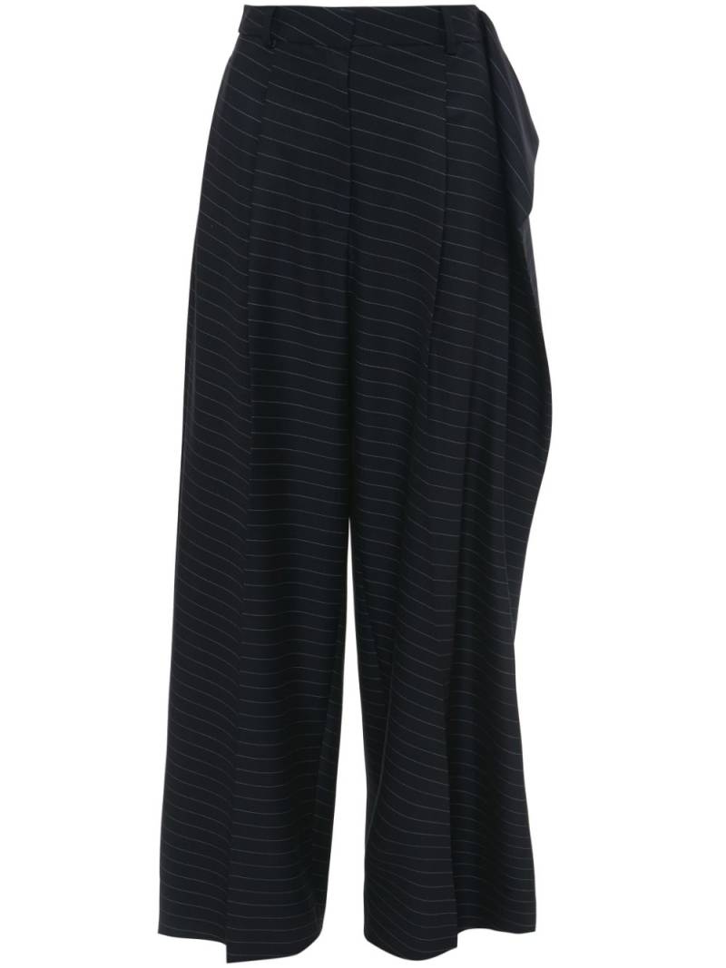 JW Anderson side-panel wide-leg trousers - Blue von JW Anderson