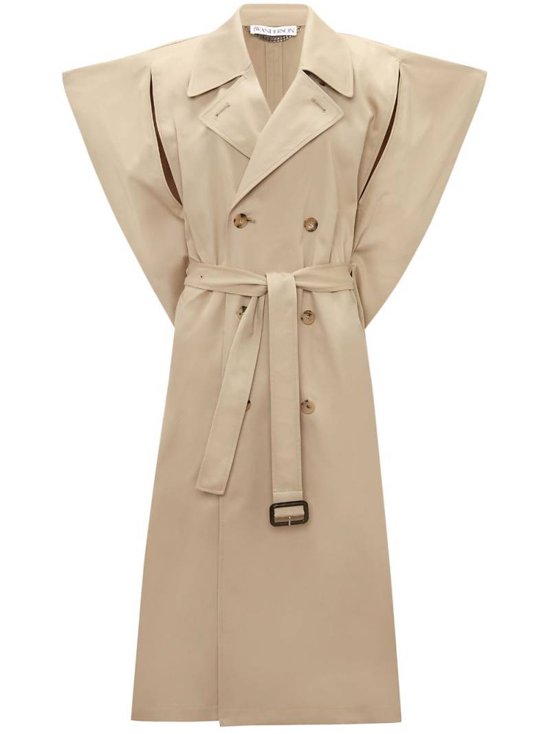 JW Anderson sleeveless kite trench coat - Neutrals von JW Anderson