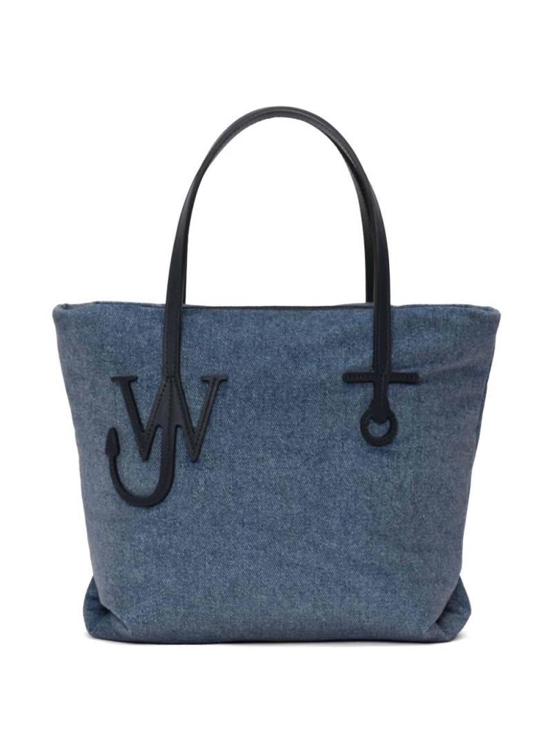 JW Anderson small Anchor padded tote bag - Blue von JW Anderson