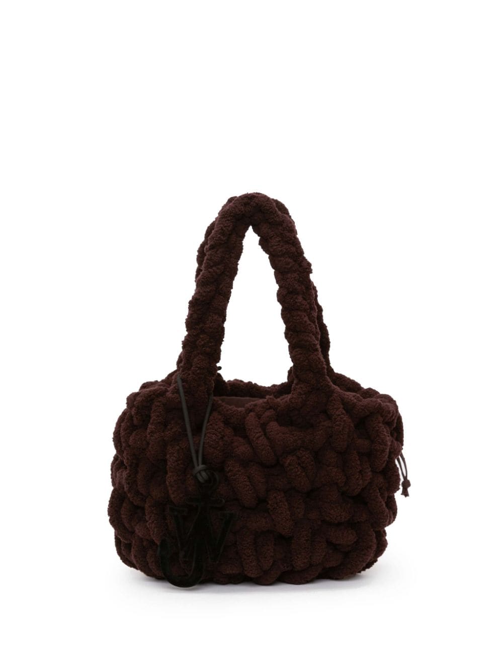 JW Anderson small Blanket Shopper chenille shoulder bag - Brown von JW Anderson