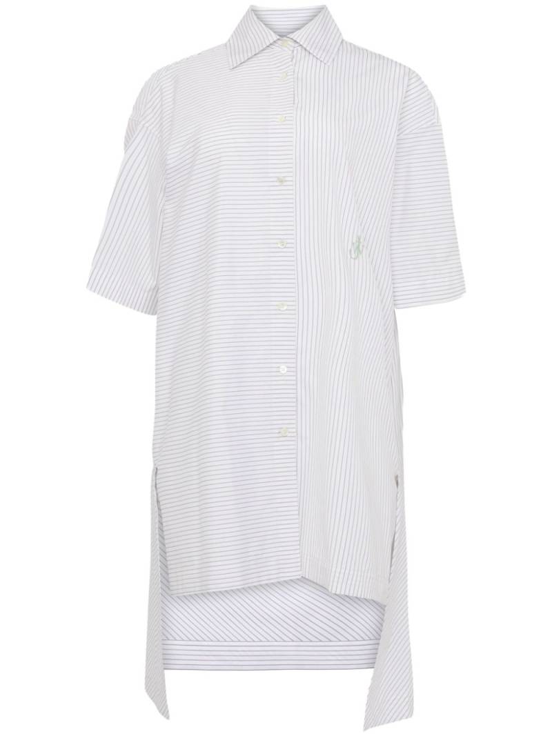 JW Anderson step-hem shirt dress - Grey von JW Anderson