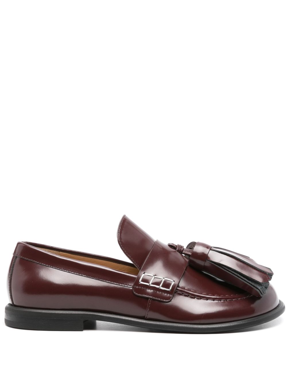 JW Anderson tasseled leather loafers - Brown von JW Anderson