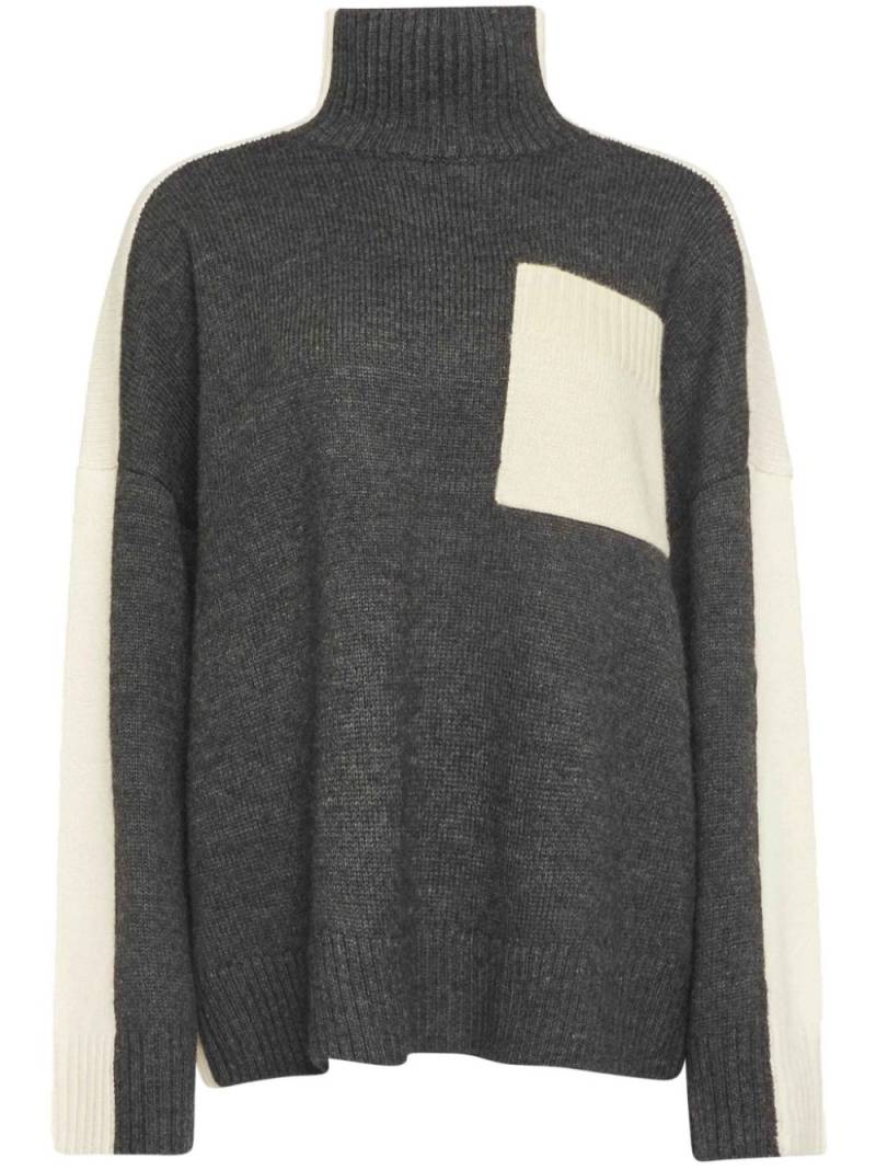 JW Anderson two-tone sweater - Grey von JW Anderson