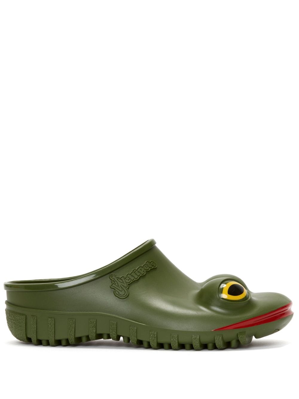 JW Anderson x Wellipets Frog round-toe clogs - Green von JW Anderson