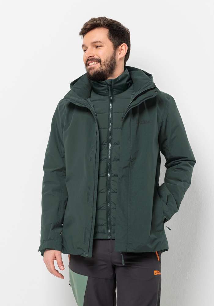 Jack Wolfskin 3-in-1-Funktionsjacke »BERGLAND 3IN1 JKT M«, mit Kapuze von Jack Wolfskin