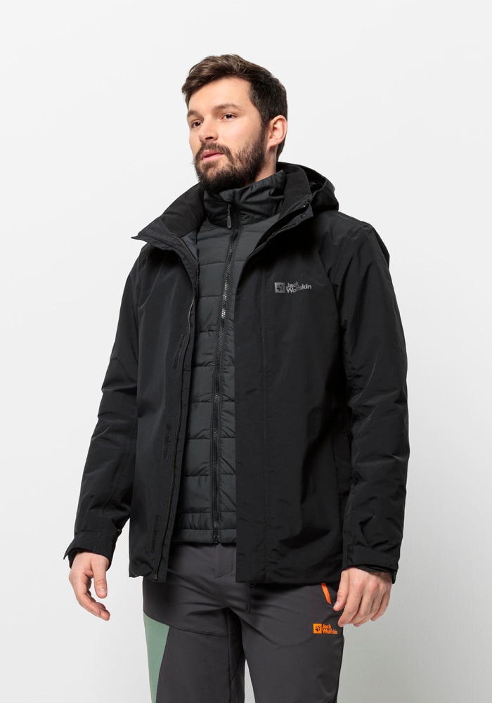 Jack Wolfskin 3-in-1-Funktionsjacke »BERGLAND 3IN1 JKT M«, mit Kapuze von Jack Wolfskin