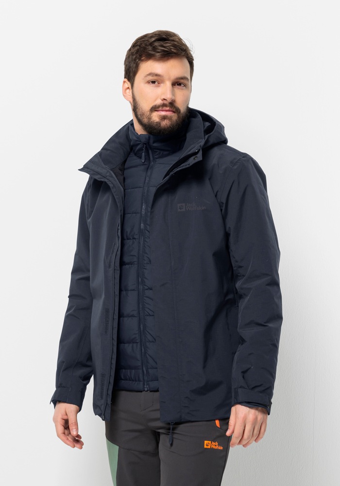 Jack Wolfskin 3-in-1-Funktionsjacke »BERGLAND 3IN1 JKT M«, mit Kapuze von Jack Wolfskin