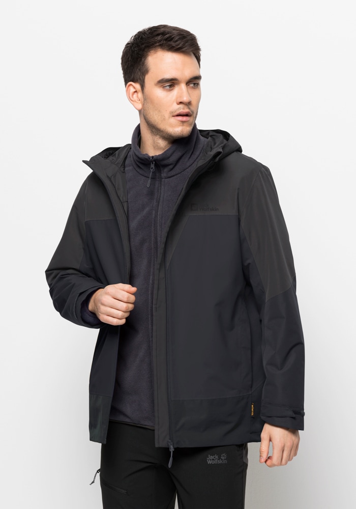 Jack Wolfskin 3-in-1-Funktionsjacke »DNA TUNDRA 3IN1 JKT M«, (2 teilig), mit Kapuze von Jack Wolfskin