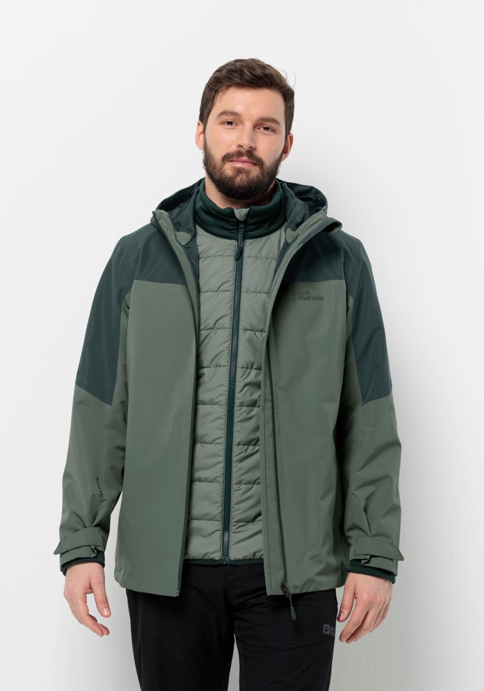 Jack Wolfskin 3-in-1-Funktionsjacke »GLAABACH 3IN1 JKT M«, mit Kapuze von Jack Wolfskin