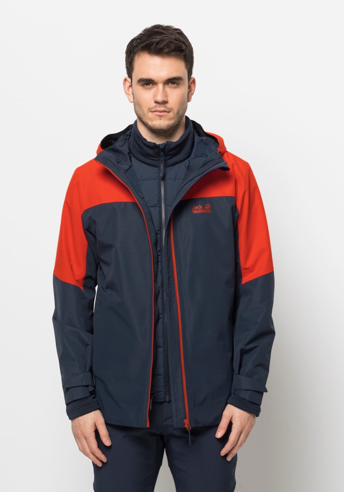 Jack Wolfskin 3-in-1-Funktionsjacke »GLAABACH 3IN1 JKT M«, mit Kapuze von Jack Wolfskin