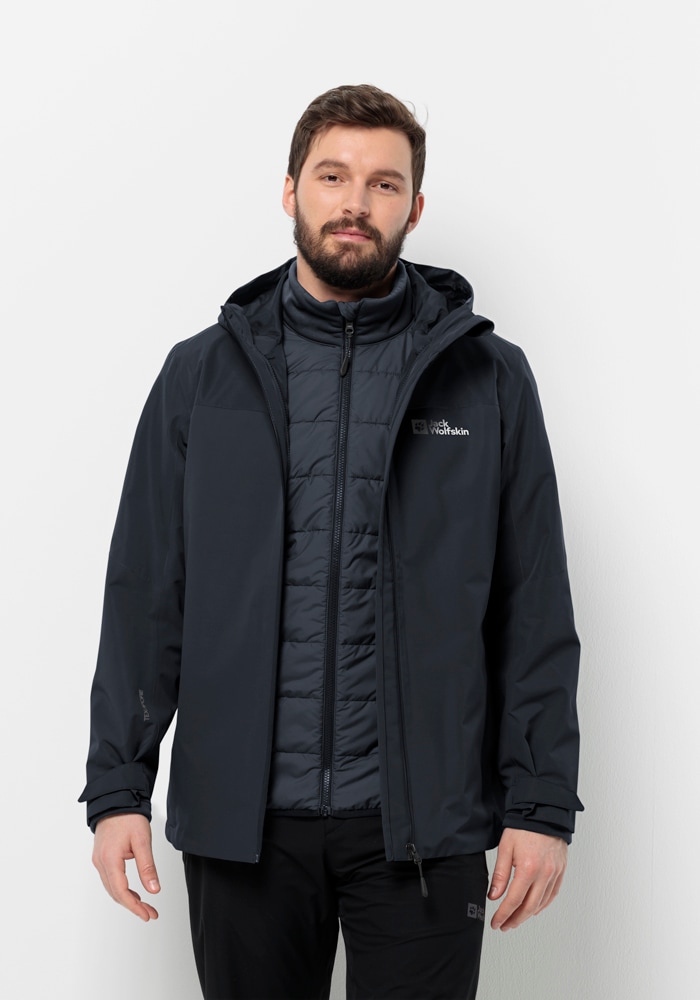 Jack Wolfskin 3-in-1-Funktionsjacke »GLAABACH 3IN1 JKT M«, mit Kapuze von Jack Wolfskin