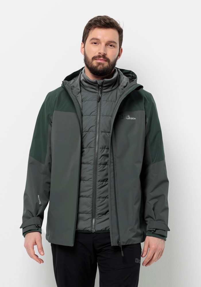 Jack Wolfskin 3-in-1-Funktionsjacke »GLAABACH 3IN1 JKT M«, mit Kapuze von Jack Wolfskin