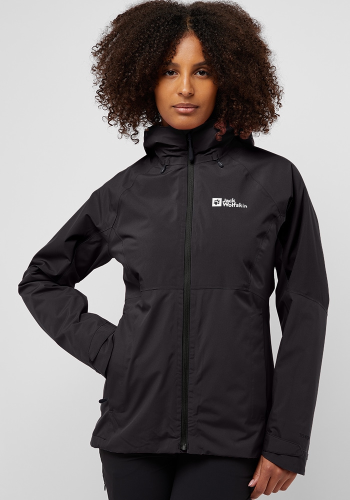 Jack Wolfskin 3-in-1-Funktionsjacke »GLAABACH 3IN1 JKT W«, mit Kapuze von Jack Wolfskin