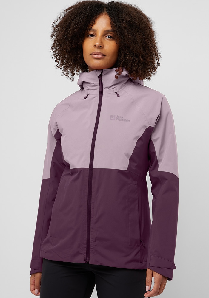 Jack Wolfskin 3-in-1-Funktionsjacke »GLAABACH 3IN1 JKT W«, mit Kapuze von Jack Wolfskin