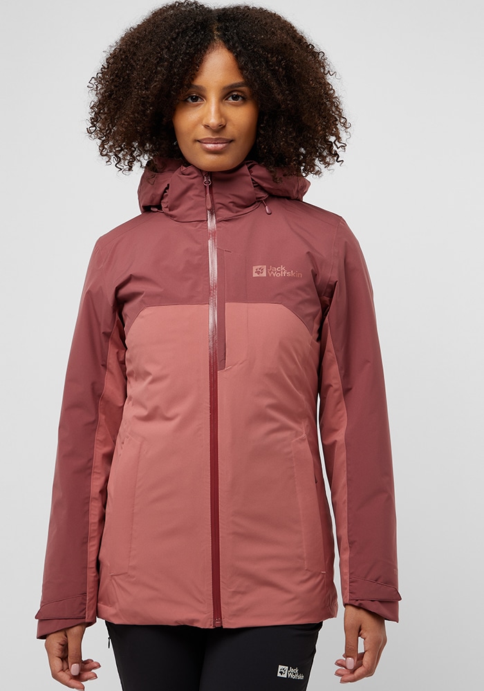 Jack Wolfskin 3-in-1-Funktionsjacke »HUNBERG 3IN1 JKT W«, mit Kapuze von Jack Wolfskin