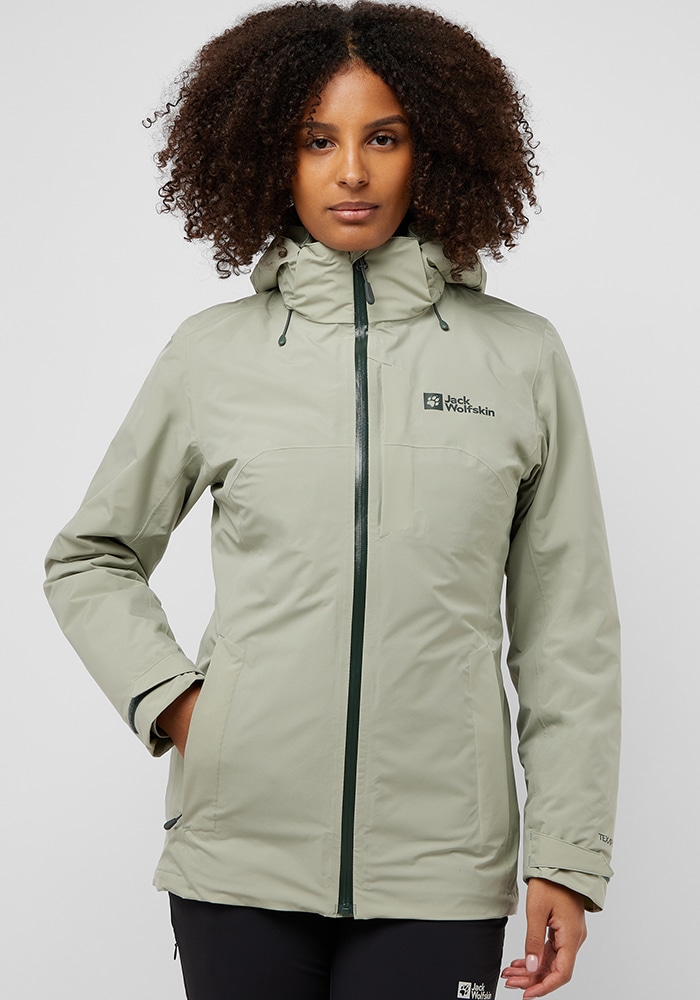 Jack Wolfskin 3-in-1-Funktionsjacke »HUNBERG 3IN1 JKT W«, mit Kapuze von Jack Wolfskin