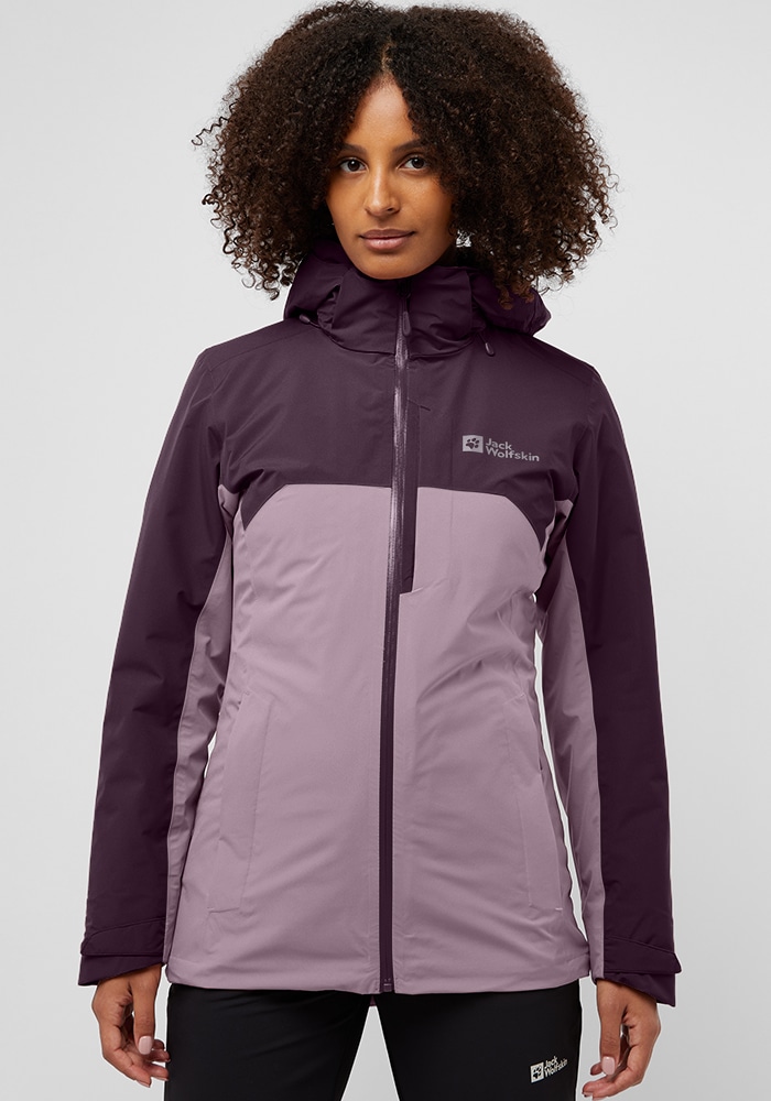 Jack Wolfskin 3-in-1-Funktionsjacke »HUNBERG 3IN1 JKT W«, mit Kapuze von Jack Wolfskin