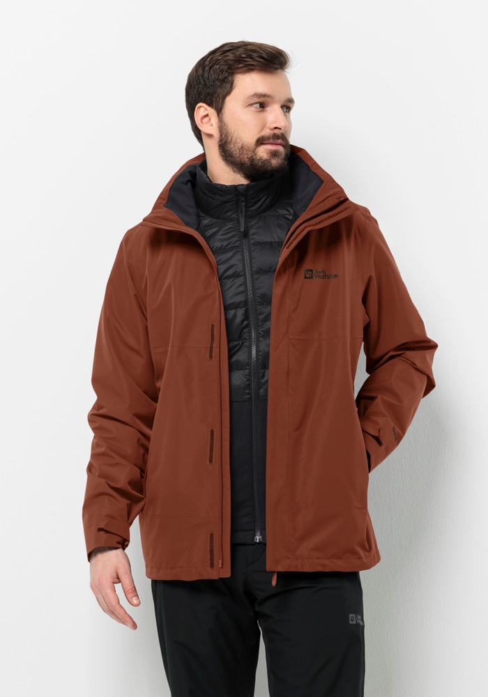 Jack Wolfskin 3-in-1-Funktionsjacke »LUNTAL 3IN1 JKT M«, mit Kapuze von Jack Wolfskin