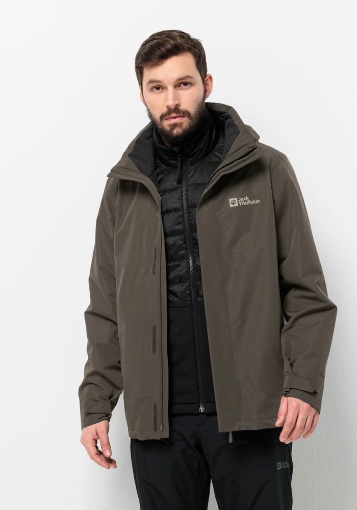 Jack Wolfskin 3-in-1-Funktionsjacke »LUNTAL 3IN1 JKT M«, mit Kapuze von Jack Wolfskin