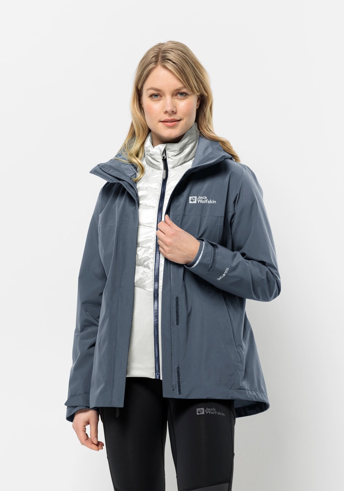 Jack Wolfskin 3-in-1-Funktionsjacke »LUNTAL 3IN1 JKT W«, mit Kapuze von Jack Wolfskin