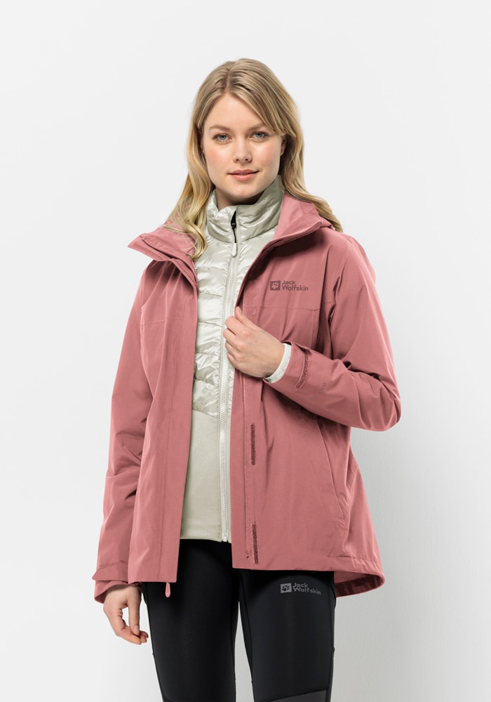 Jack Wolfskin 3-in-1-Funktionsjacke »LUNTAL 3IN1 JKT W«, mit Kapuze von Jack Wolfskin