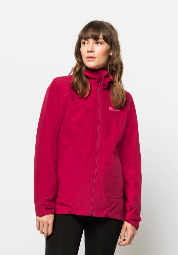 Jack Wolfskin 3-in-1-Funktionsjacke »MOONRISE 3IN1 JKT W«, (2 teilig), mit Kapuze von Jack Wolfskin