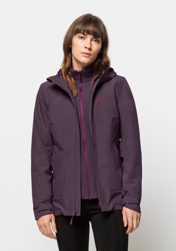 Jack Wolfskin 3-in-1-Funktionsjacke »MOONRISE 3IN1 JKT W«, mit Kapuze von Jack Wolfskin