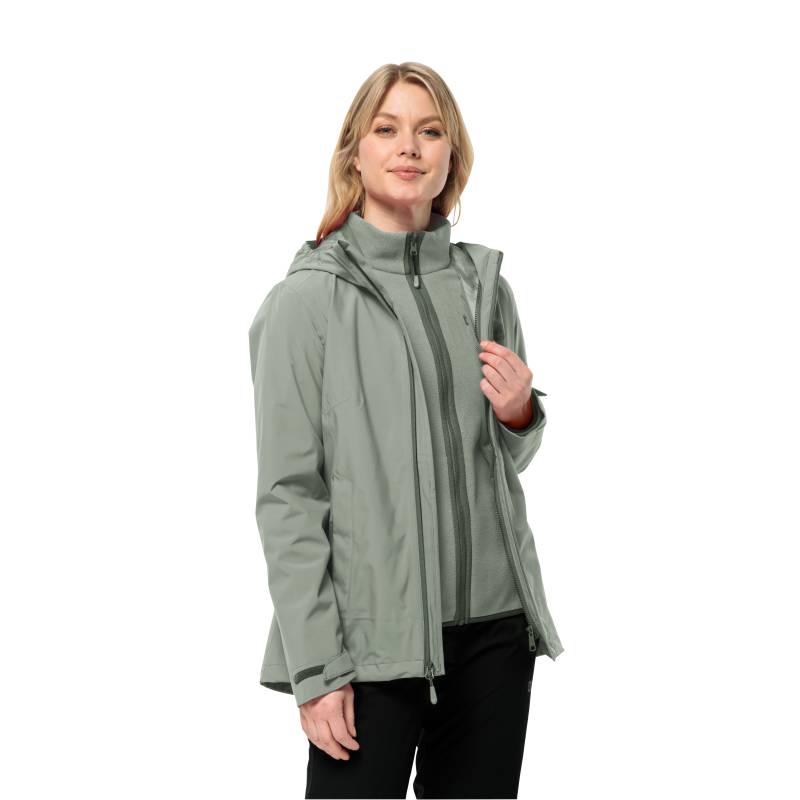 Jack Wolfskin 3-in-1-Funktionsjacke »MOONRISE 3IN1 JKT W«, mit Kapuze, mit wasserabweisenden Reissverschlüssen von Jack Wolfskin