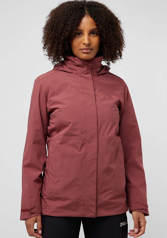 Jack Wolfskin 3-in-1-Funktionsjacke »ROTWAND 3IN1 JKT W«, mit Kapuze von Jack Wolfskin