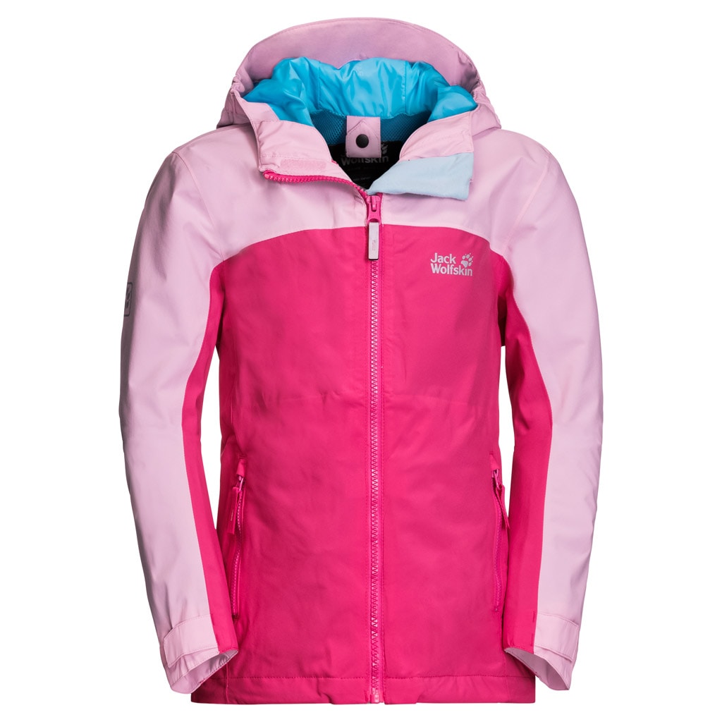 Jack Wolfskin 3-in-1-Funktionsjacke »SAANA JACKET GIRLS«, mit Kapuze von Jack Wolfskin