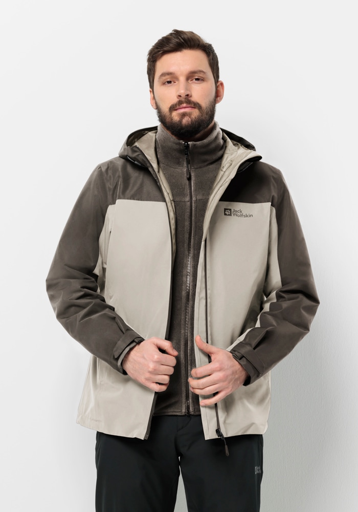 Jack Wolfskin 3-in-1-Funktionsjacke »TAUBENBERG 3IN1 JKT M«, mit Kapuze von Jack Wolfskin