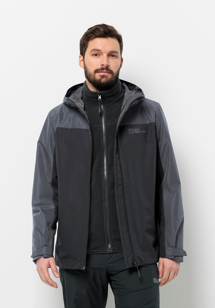 Jack Wolfskin 3-in-1-Funktionsjacke »TAUBENBERG 3IN1 JKT M«, mit Kapuze von Jack Wolfskin