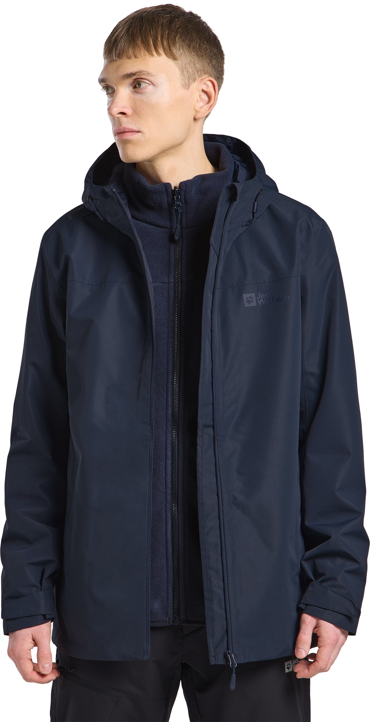 Jack Wolfskin 3-in-1-Funktionsjacke »TAUBENBERG 3IN1 JKT M«, mit Kapuze von Jack Wolfskin