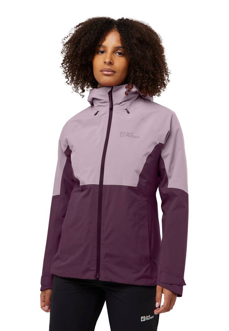 Jack Wolfskin 3 in 1 Jacke Damen Glaabach 3in1 Jacket Women S midnight plum midnight plum von Jack Wolfskin