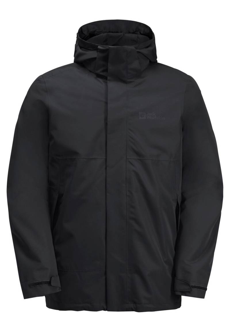 Jack Wolfskin Luntal 3in1 Jacket Men XXXL black black von Jack Wolfskin