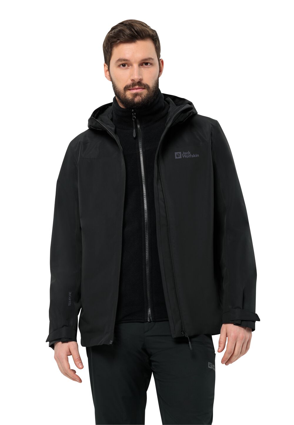 Jack Wolfskin 3 in 1 Jacke Herren Taubenberg 3in1 Jacket Men 3XL schwarz black von Jack Wolfskin