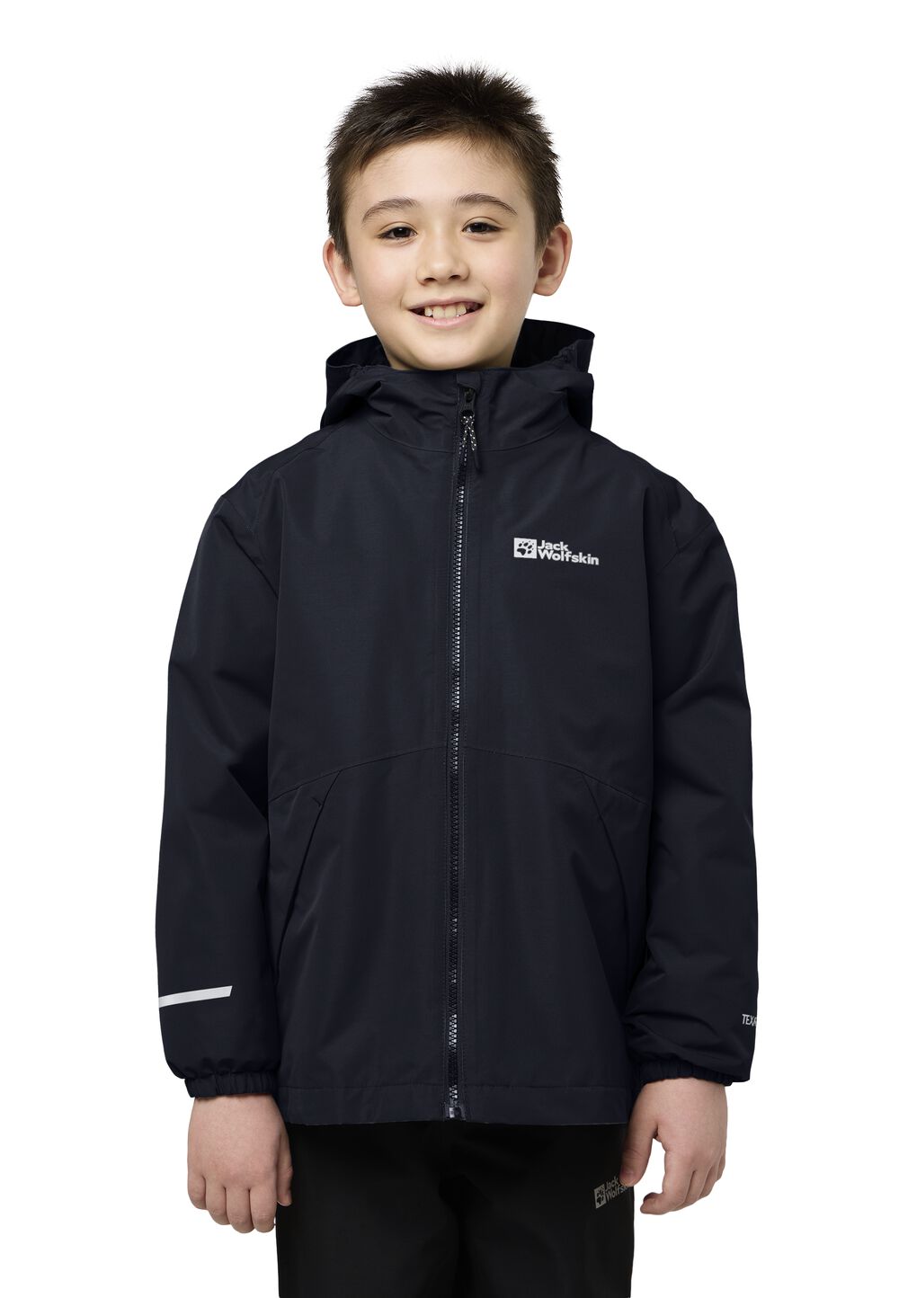 Jack Wolfskin 3 in 1 Jacke Kinder Iceland 3in1 Jacket Kids 104 blau night blue von Jack Wolfskin