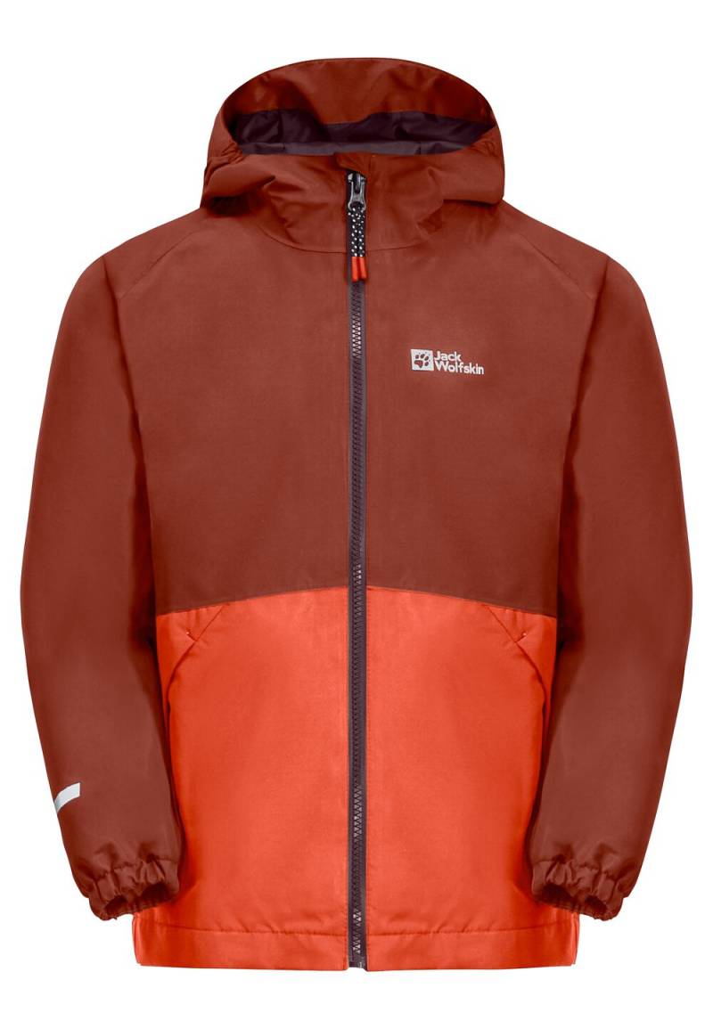 Jack Wolfskin 3 in 1 Jacke Kinder Iceland 3in1 Jacket Kids 104 intense rust intense rust von Jack Wolfskin