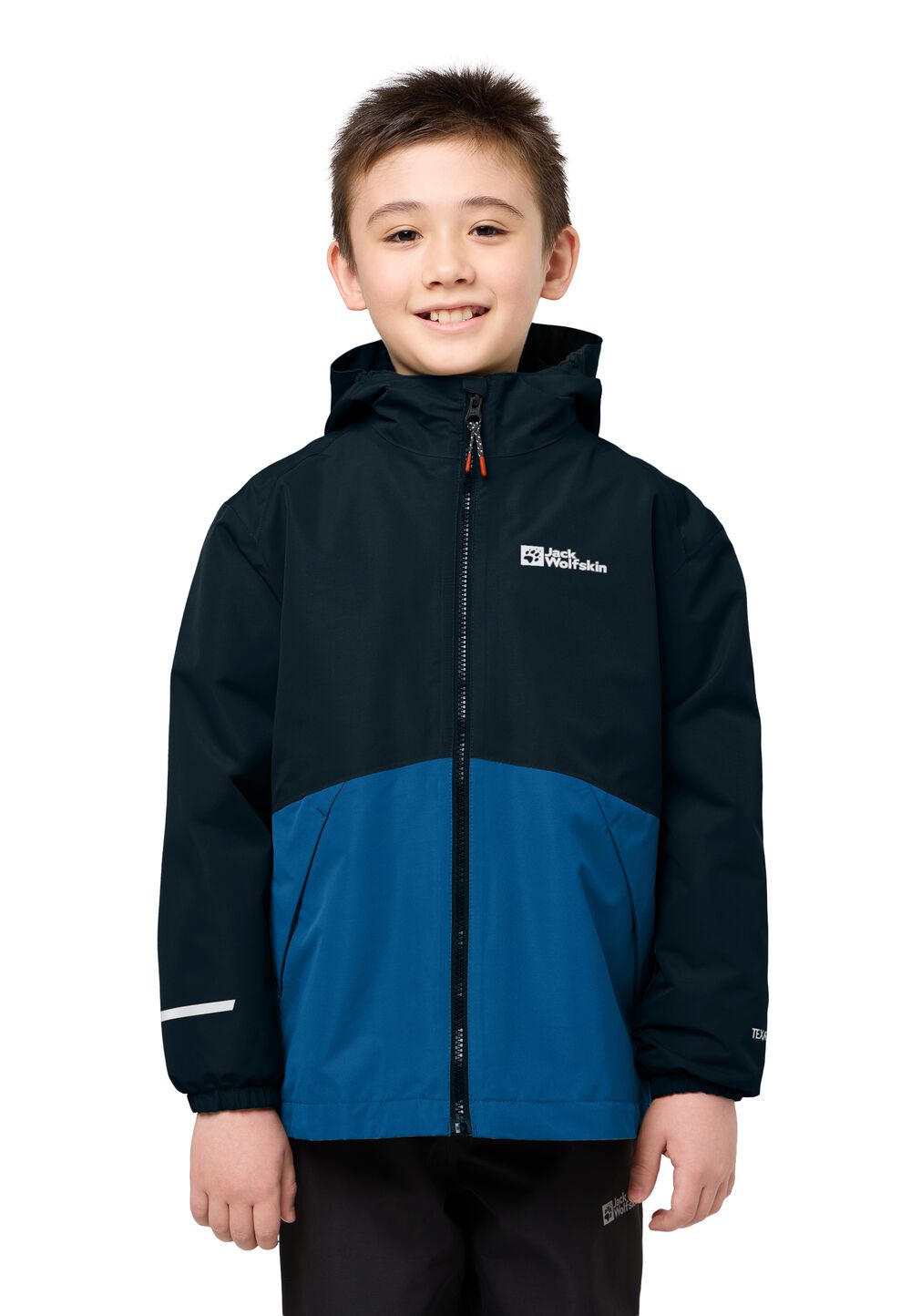 Jack Wolfskin 3 in 1 Jacke Kinder Iceland 3in1 Jacket Kids 116 crisp cobalt crisp cobalt von Jack Wolfskin