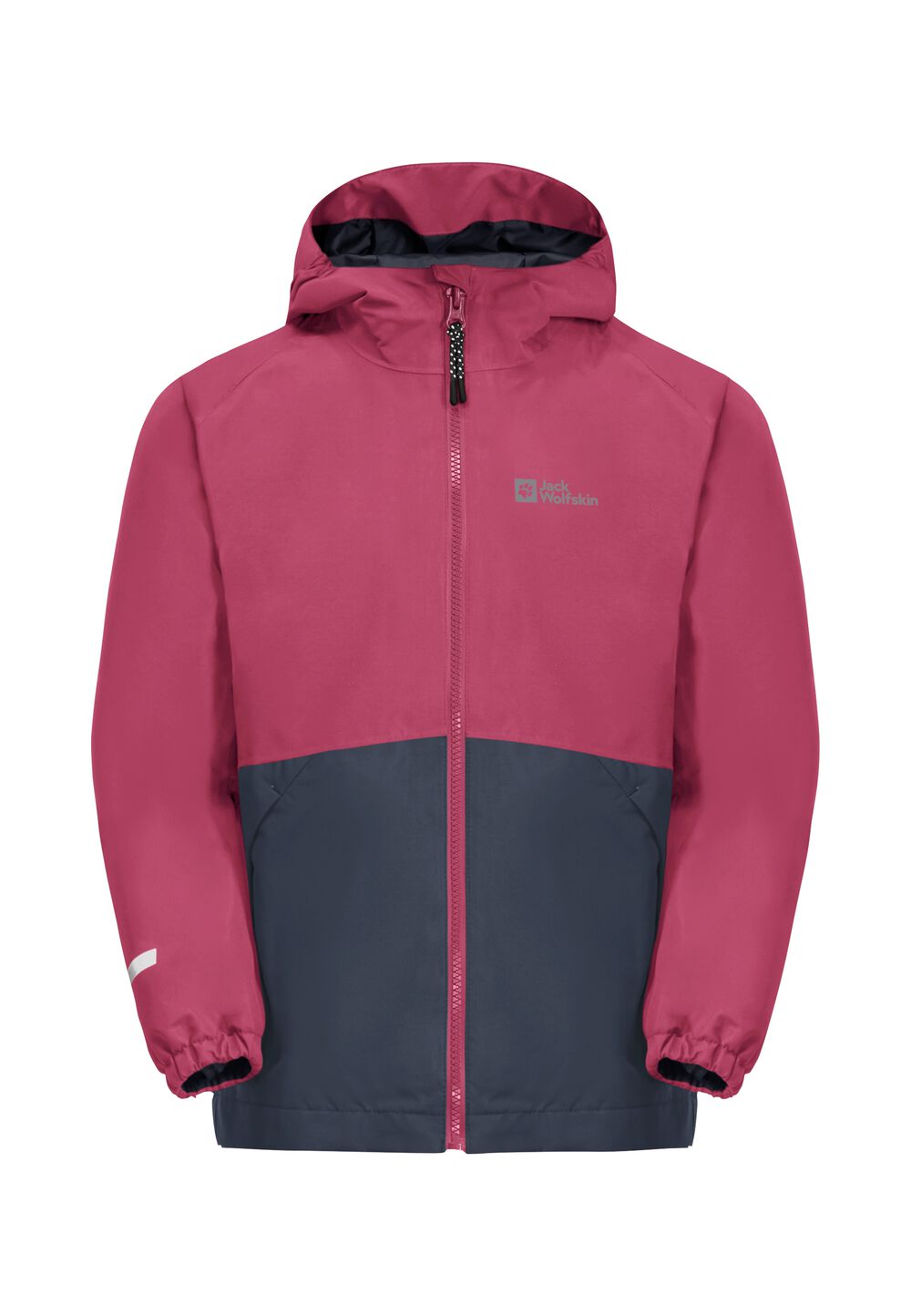 Jack Wolfskin 3 in 1 Jacke Kinder Iceland 3in1 Jacket Kids 116 dark fuchsia dark fuchsia von Jack Wolfskin